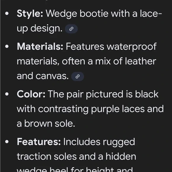 Sorel Black Lace Up Boots with Burgundy Laces -7.5 - Picture 11 of 11